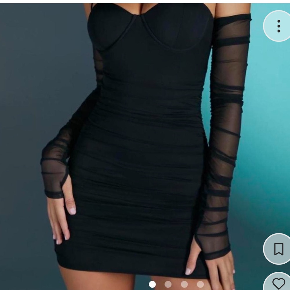 Oh Polly black dress